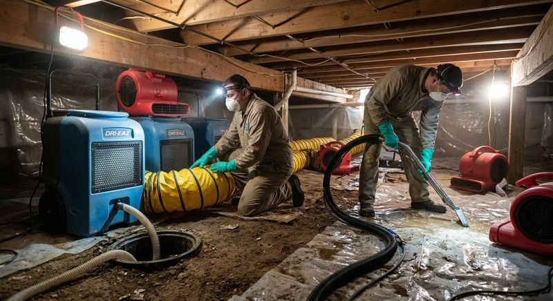 Basement Water Extraction in Mesa, AZ