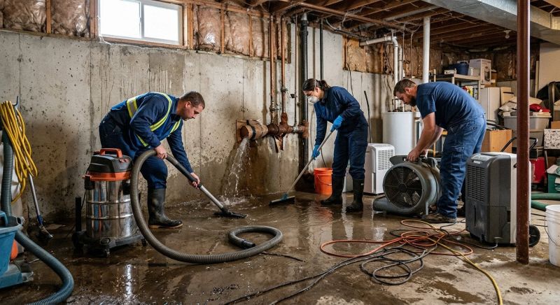 Basement Water Removal in Scottsdale, AZ