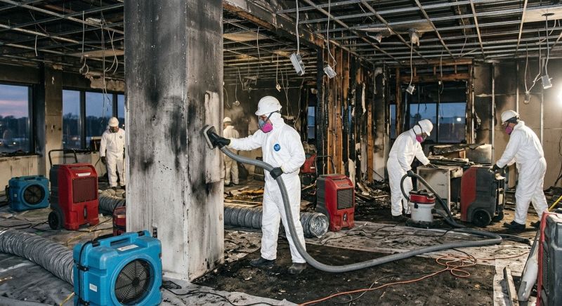 Commercial Fire Restoration in Sonoma County, CA