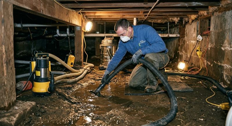 Crawlspace Water Removal in Gilbert, AZ