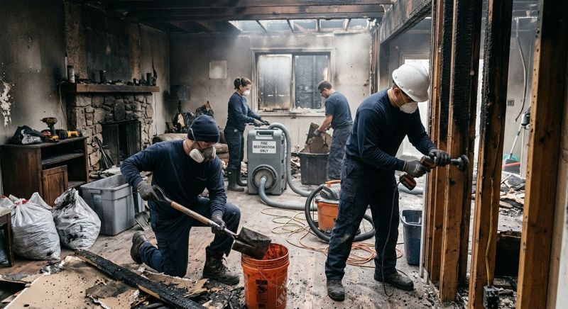 Fire Damage Cleanup in Santa Rosa, CA