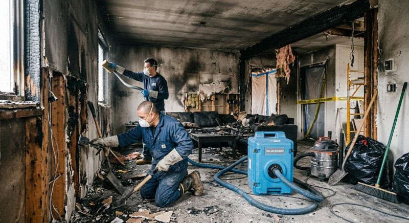 Fire Damage Cleanup in Sonoma County, CA